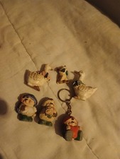 Collection of Farmyard Animals 2 Ducks 3 Hedgehogs & 1 Dog Figurines VGC Used.