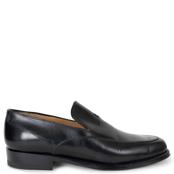 74048 Original THE ROW Schwarz Leder 2024 ENZO Halbschuhe Schuhe 36,5
