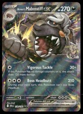 ARVEN'S MABOSSTIFF EX 139/182 DOUBLE RARE DESTINED RIVALS POKEMON HOLO NM