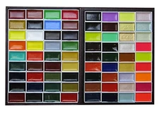 Kissho Gansai Watercolor Paint 72 Colors Set ed w / Tracking