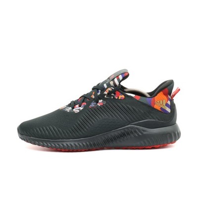 adidas Herren AlphaBounce Schuhe schwarz multicolor Textil Low-Top Sneaker EU 44