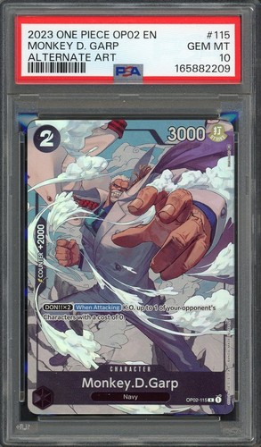 Monkey.D.Garp (Alternate Art) graded PSA 10 for sale on eBay