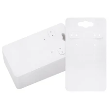 100 Pcs Earring Display Cards Paper Necklace Jewelry Cards for Selling Retail
