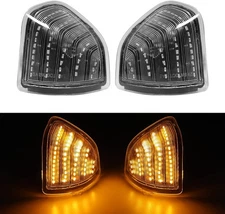 Jinfili Sequential Amber Led Side Mirror Turn Signal Light assembly Compatible w