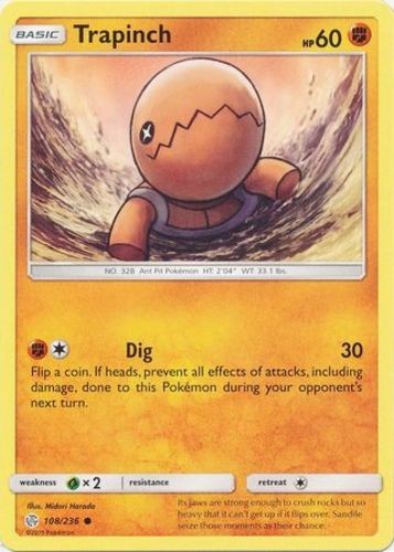 Trapinch - 108/236 - Common - Moderately Played