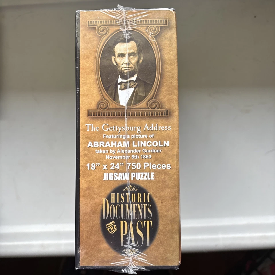 The Gettysburg Address Abraham Lincoln Jigsaw Puzzle - 750 Pieces Sealed NIB - Image 2 of 4