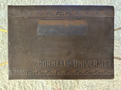 Cornell University 1925 A Book of Views Leather bound Original  Collectible