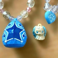 Jewelpet Saffy Jewel Charm Necklace Sanrio Mascot Heart Plate Open Charm