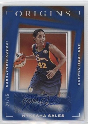 2023 Panini Origins WNBA Legacy Signatures Blue 22/25 Nykesha Sales Auto 00zd