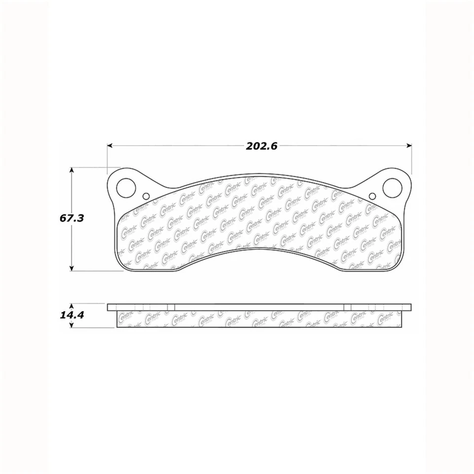 Juego de pastillas de freno de disco delanteras rotor de freno de disco para Ford F-350 1968-1975 Foto 3 de 4