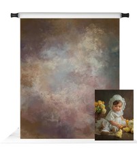 5x7 Ft Brown Grey Abstract Fine Art Portrait Photography Backdrop Studio