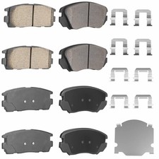 8PCS Rear Semi-Metallic and Front Ceramic Brake Pads Fit for Chevy Equinox 20...