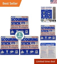 Extra Strong Pumice Scouring Stick - Multi-Surface Toilet Kitchen Cleaner Pack