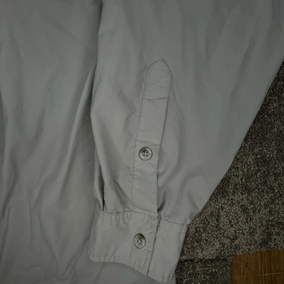 Camisa de pesca Columbia PFG Bahama manga larga gris para hombre XL ventilada secado rápido Foto 4 de 4