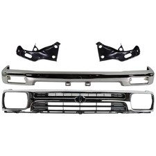 Bumper Face Bars Front For 1992-1995 Toyota Pickup Truck 2wd