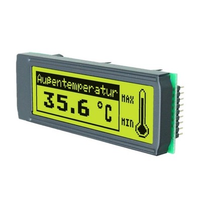 EADIP122-5HNLED LCD-Grafik-Modul 122x32 Punkte Monochrom gelbe Beleuchtung