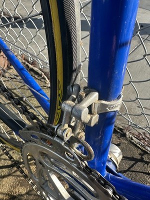 Cadre Gios Torino Super Record Bleu 60 Cm Acier Vintage Campagnolo Italie