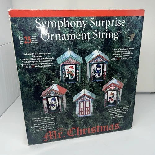 MR. CHRISTMAS SYMPHONY SURPRISE ORNAMENT STRING 2009 RARE WITH BOX