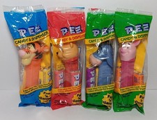 PEZ WINNIE THE POOH TIGGER EEYORE PIGLET SET FACTORY PACKAGED