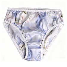 100 Mulberry Silk Panties High Rise Silk Underwear Briefs L fits waist 30"-33"