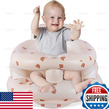 Baby Inflatable Seat with Guardrails, 3-36 Months, Built-in Air Pump, Summer Fun