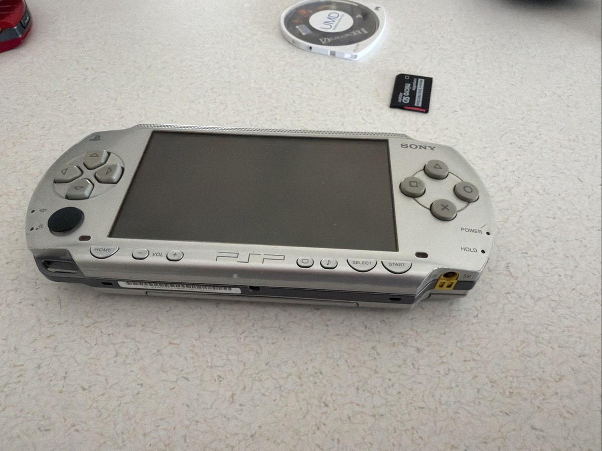 Sony PSP-1000 Handheld Console Grey With Cord Games Games Games