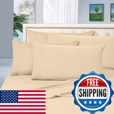 Elegant Comfort 1500 Thread Count Egyptian Quality 6 Piece Wrinkle And Fade