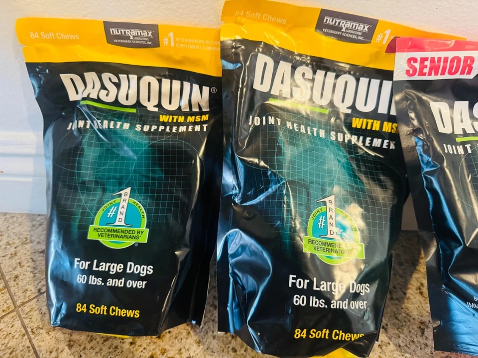 4 Dasuquin MSM Joint Health Supplement Soft Chews For LARGE Dogs 84ct  - Image 3 of 4