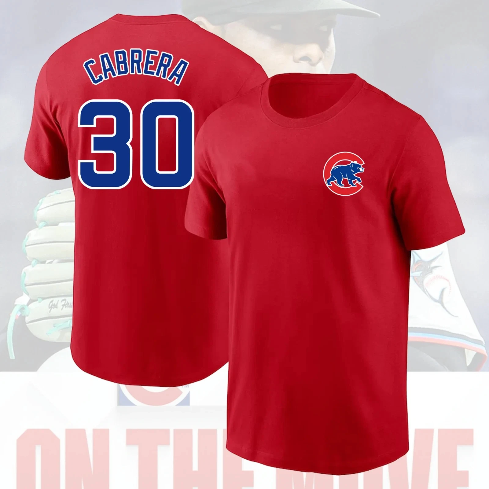 Edward Cabrera #30 Chicago Baseball 2026 Player Name & Number for Fans