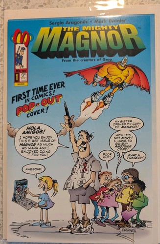 The Mighty Magnor #1 Malibu Comics - From the creators of GROO