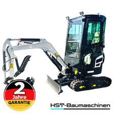 HST-17 PRO, Minibagger mit Kabine, 1,7 T