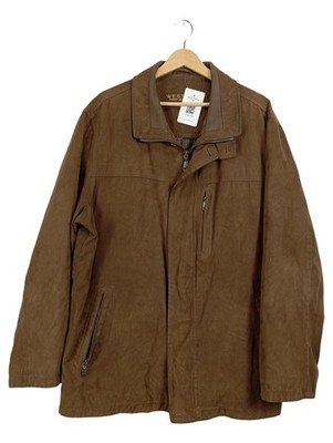 Westbury Herren Jacke Gr. 54/XXL Braun Wildlederoptik Übergangsjacke Casual
