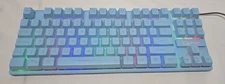 ZIYOULANG K2 87-Key RGB Gaming Keyboard – Blue, Used, Tested Working
