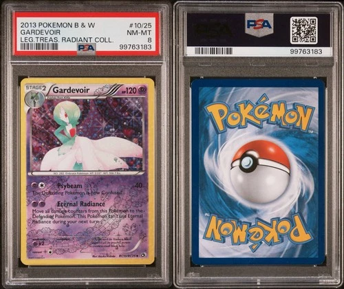 2013 POKEMON BLACK WHITE RC10 GARDEVOIR MINT PSA 8 RADIANT COLLECTION