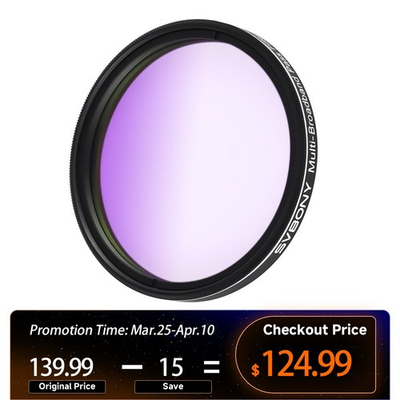 #ad SVBONY SV260 2quot; Multi Bandpass Star Filter for Wide Field Astrophotography $124.99
