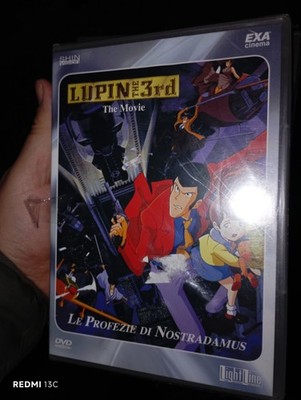 LUPIN THE 3RD The Movie Die Prophezeiungen von Nostradamus DVD Neu Versiegelt In Italien