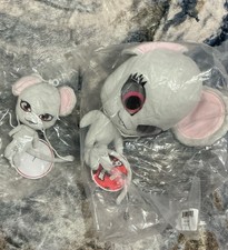 Miraculous Ladybug Kwami Lifesize Plush Clip-on Toy 5 and 10 Inch Mouse