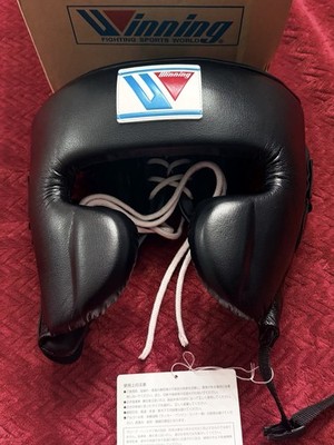 FG-2900 Winning Boxing Headgear Black Medium Size M | eBay