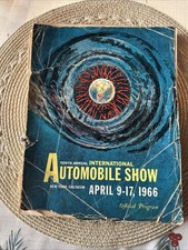 International Auto Show Program 4/9-17/66 New...