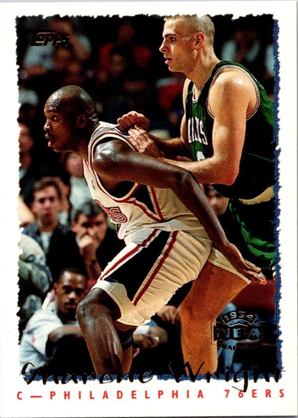 1994-95 Topps - Sharone Wright #349 Rookie (RC) Philadelphia 76ers