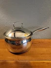 Belgique  Tools of Trade 3 Quart Stainless Steel Copper Saucepan w/ Dome Lid