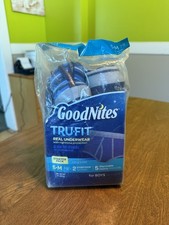 GoodNites TRU-FIT Real Underwear Starter Pack Boys Nighttime Protection S-M