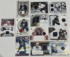 (12) Anaheim Ducks Jersey Memorabilia Relic NHL Hockey Card Lot Fedorov +++