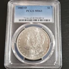 1883-O Morgan Dollar PCGS MS63 $1 90% Silver New Orleans Uncirculated