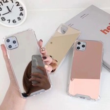 iPhone 12 11 XR XS 8 7 Pro Mini Max Hülle Cover Case Schutzhülle Bumper Spiegel