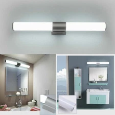Modern Bathroom Toilet Vanity Wall Makeup Waterproof Light Mirror Front LED Lamp