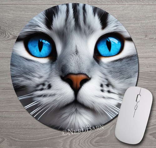 CATS & KITTENS - CHOOSE YOUR DESIGN Round Mouse Pad Mousepad PC Desk Gaming Gift - Picture 6 of 10