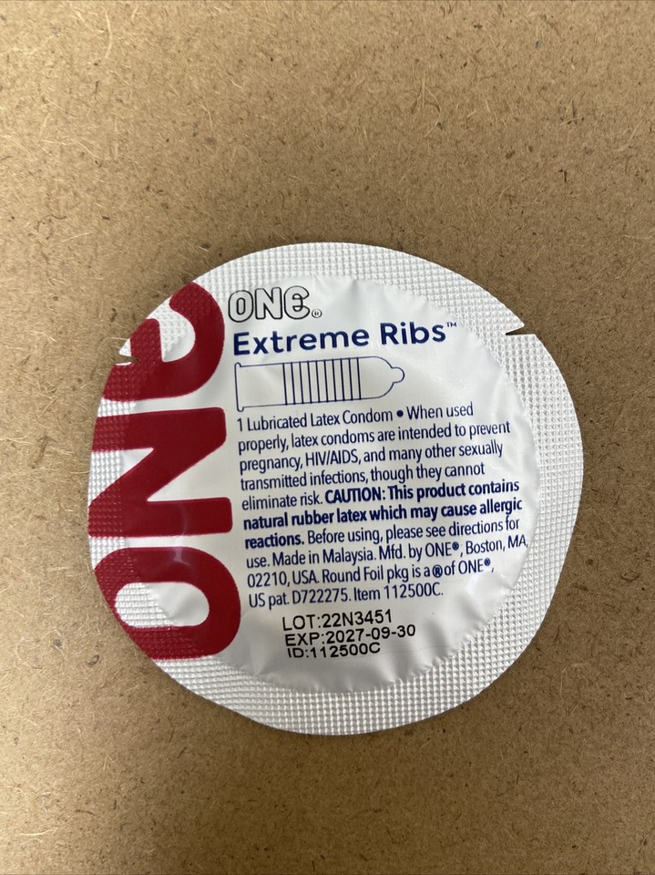 100 pieces pack. ONE EXTREME RIBS latex lubricated condoms | eBay