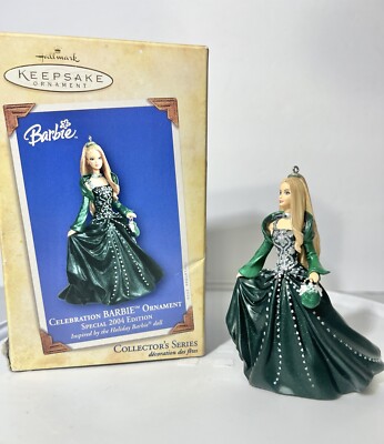 Hallmark Barbie Ornaments 2004 Barbie Holiday HALLMARK Keepsake