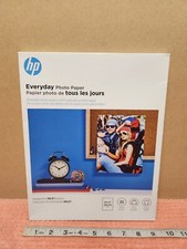 HP Everyday Photo Paper Glossy 8.5" x 11" 25 Sheets Inkjet Printers NEW